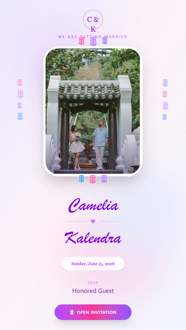 Garden Paradise - Wedding