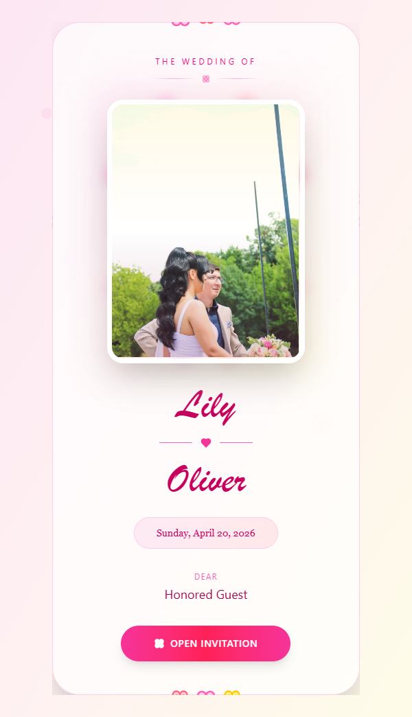 Spring Blossom - Wedding