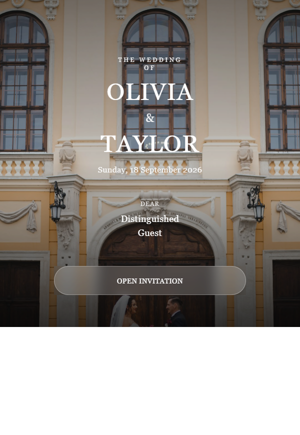 Full Photo Cover - Wedding
