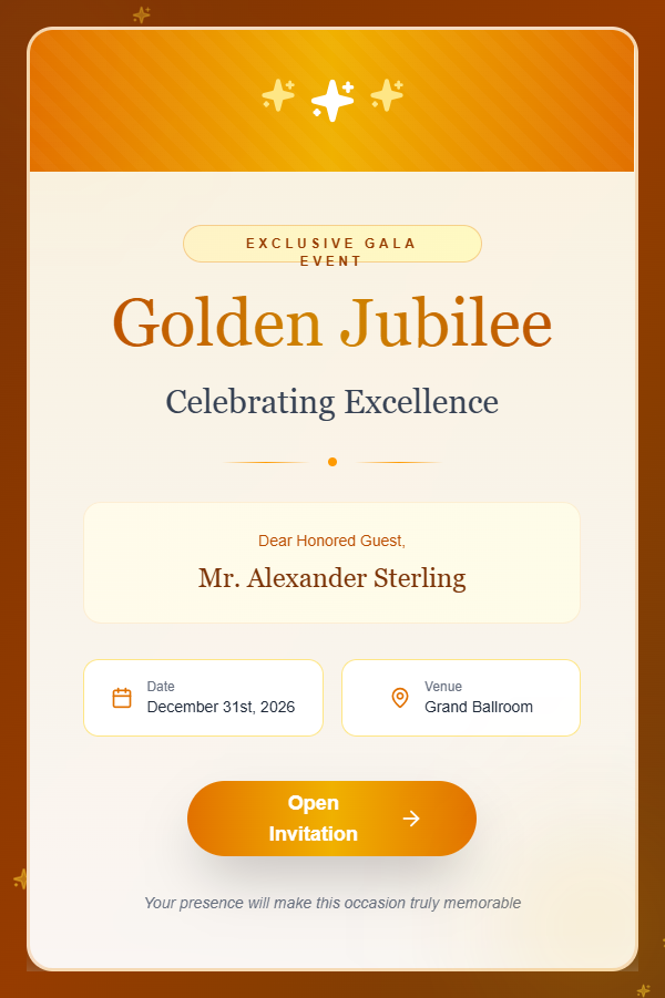 Golden Jubilee - Event