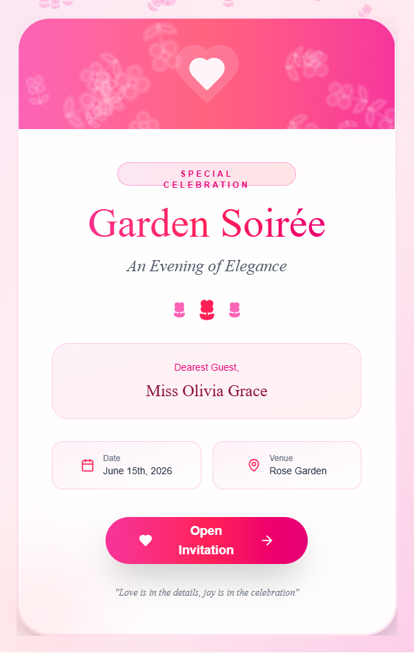 Garden Party - Event