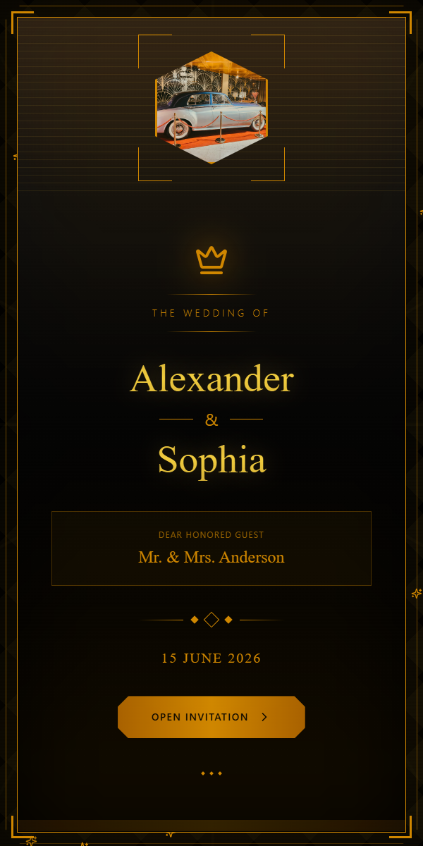 Art Deco Glamour - Wedding