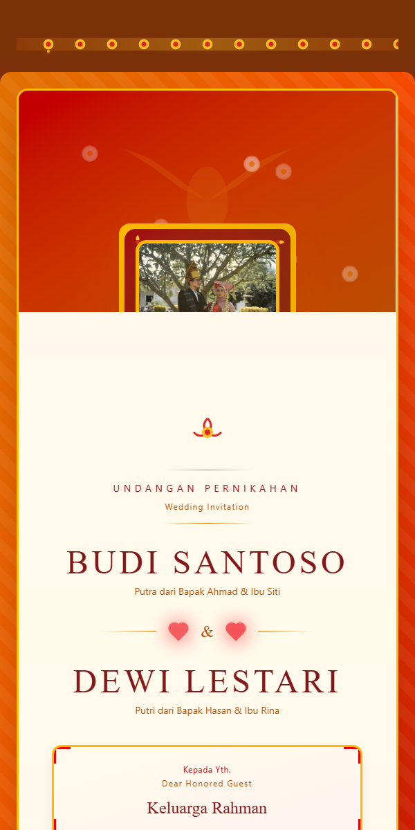 Indonesian Heritage - Wedding