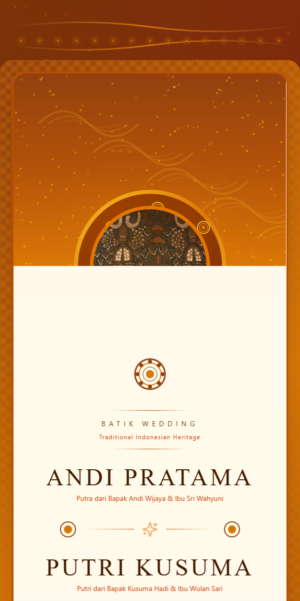 Batik Tradition - Wedding